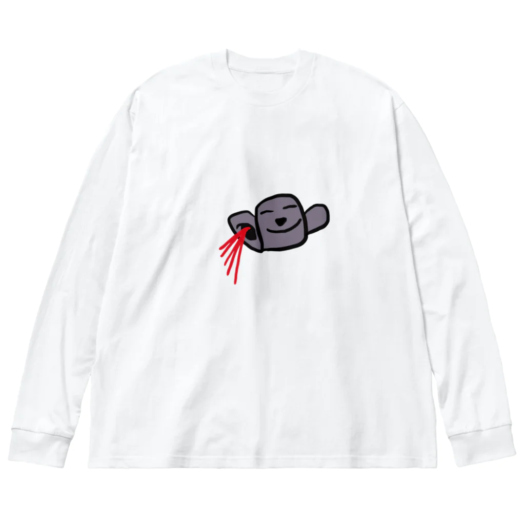 kpnumatの淵っコアラの耳血 Big Long Sleeve T-Shirt