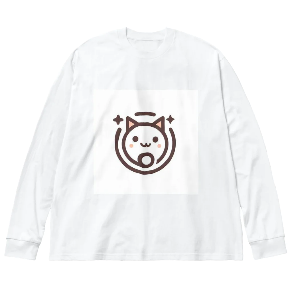 アニマルズのガッツニャン Big Long Sleeve T-Shirt