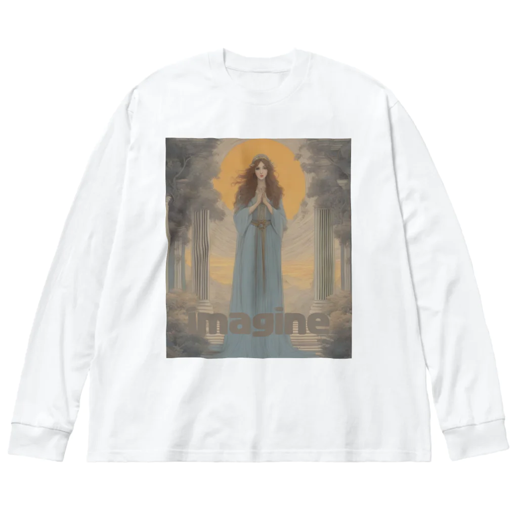 MOONのImagine moonシリーズ Big Long Sleeve T-Shirt