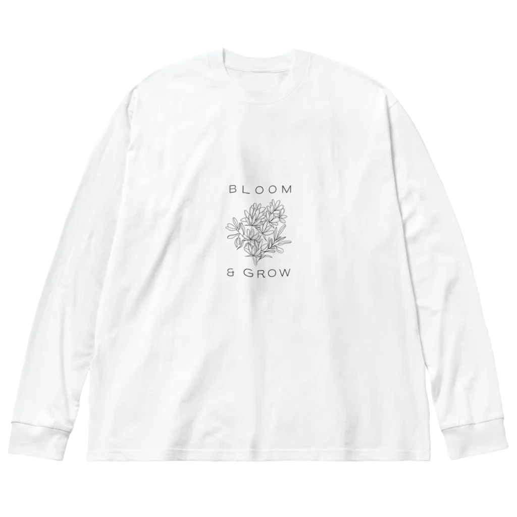 BTS ARMY2013のフローラルデザイン ビッグシルエットロングスリーブTシャツ