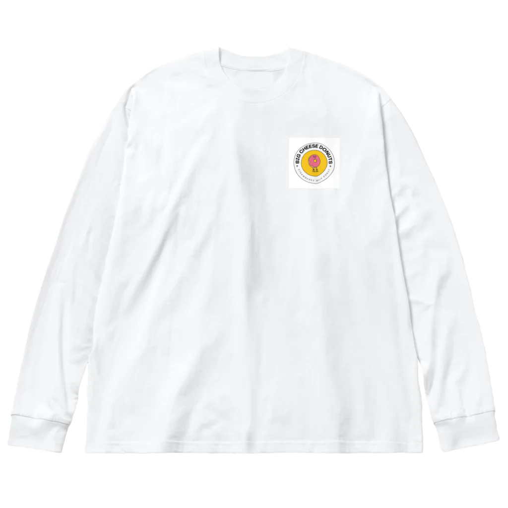 TPZ-Mの苺ミルクドーナツ ビッグシルエットロングスリーブTシャツ