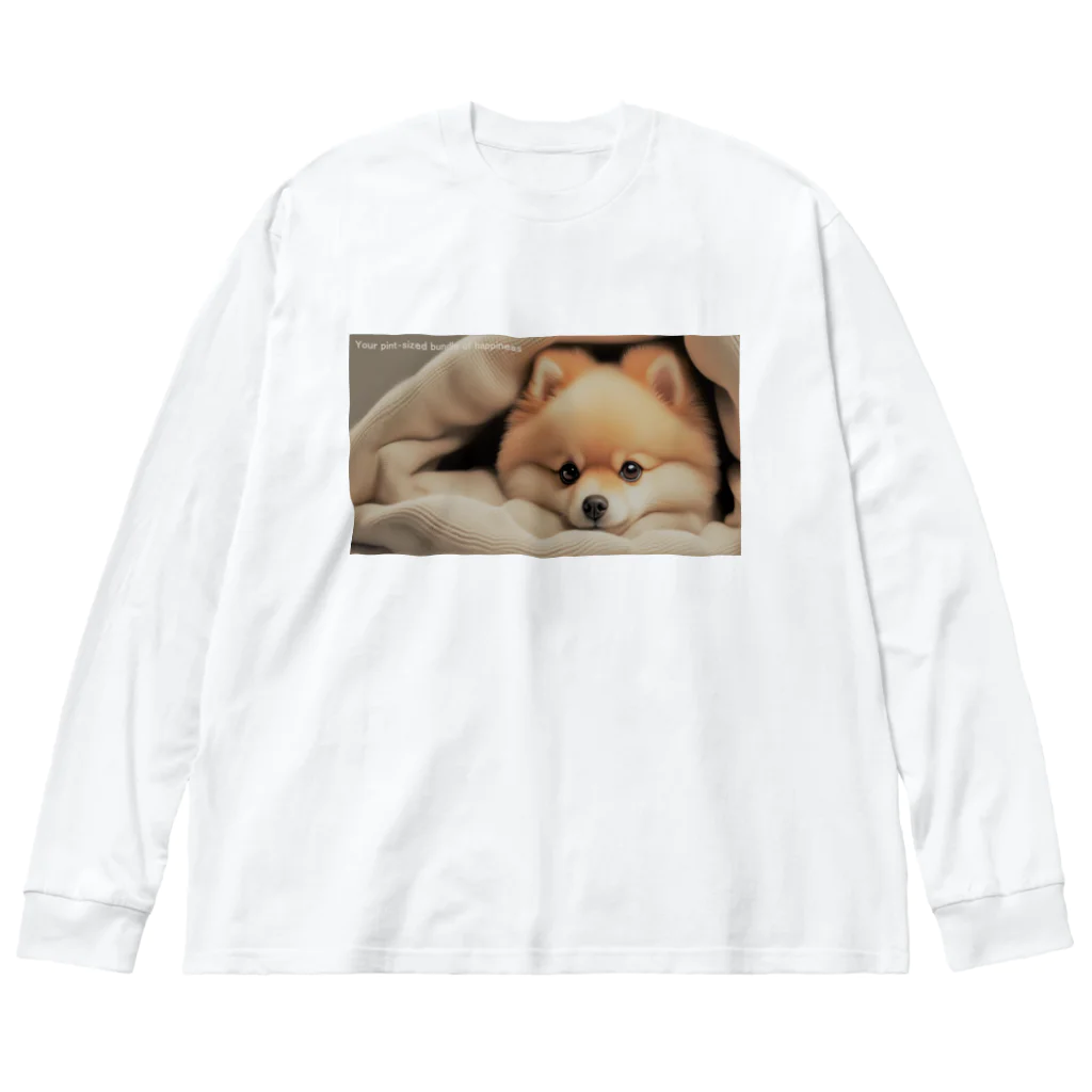 アカギソウシのふかふかぽめらにあん Big Long Sleeve T-Shirt