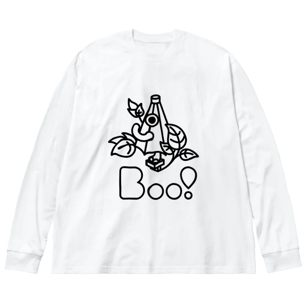 Boo!のBoo!(からかさおばけ) ビッグシルエットロングスリーブTシャツ