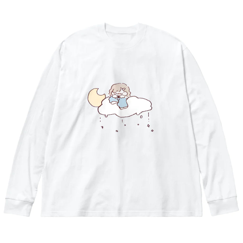 nomo_teのおつきさま Big Long Sleeve T-Shirt