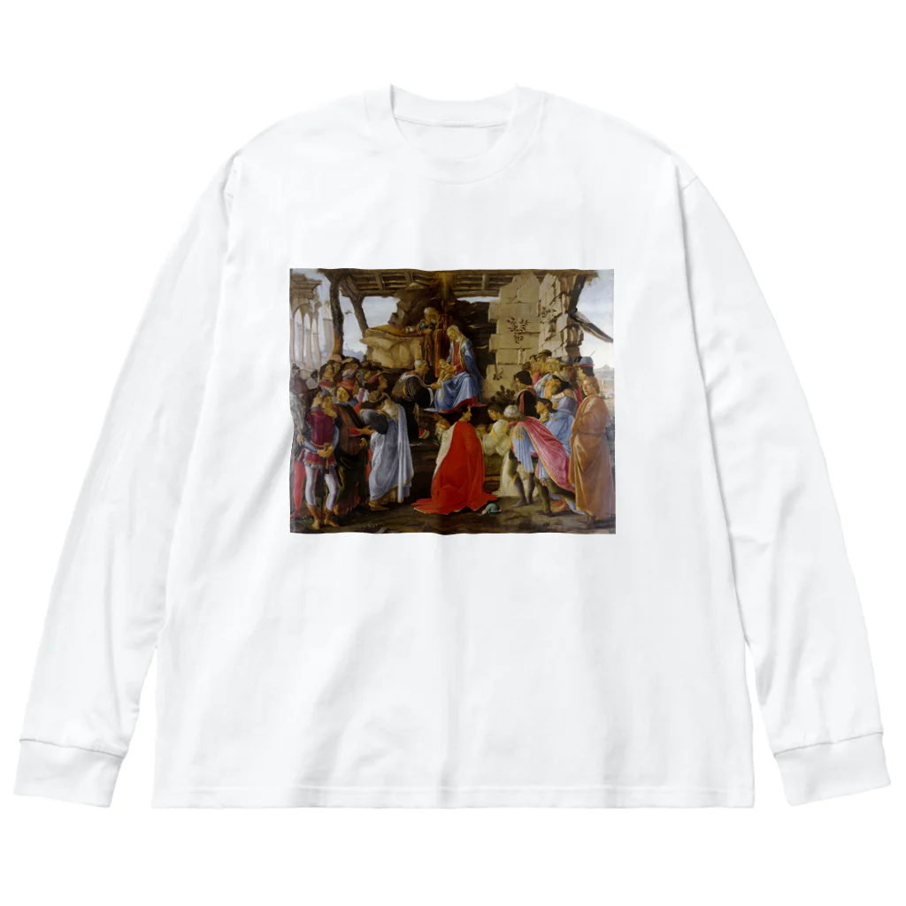 世界美術商店の東方三博士の礼拝 / Adoration of the Magi ビッグシルエットロングスリーブTシャツ