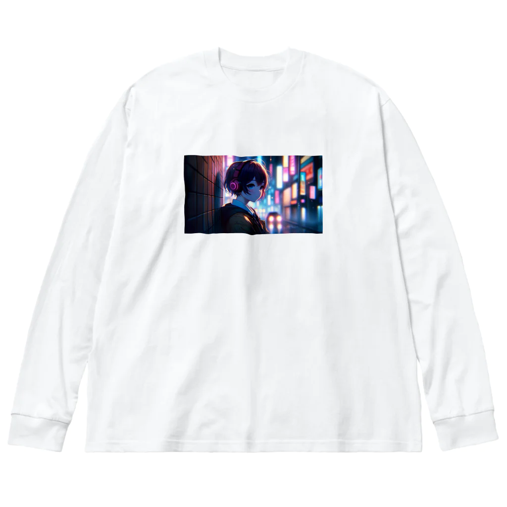 TOKYO_MELANCHOLIC_REVERIEのミア Big Long Sleeve T-Shirt