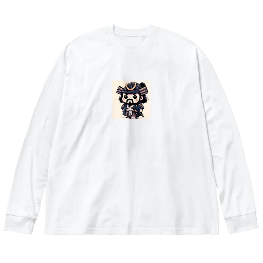 戦国時代マニアのデフォルメ小早川秀秋君 Big Long Sleeve T-Shirt