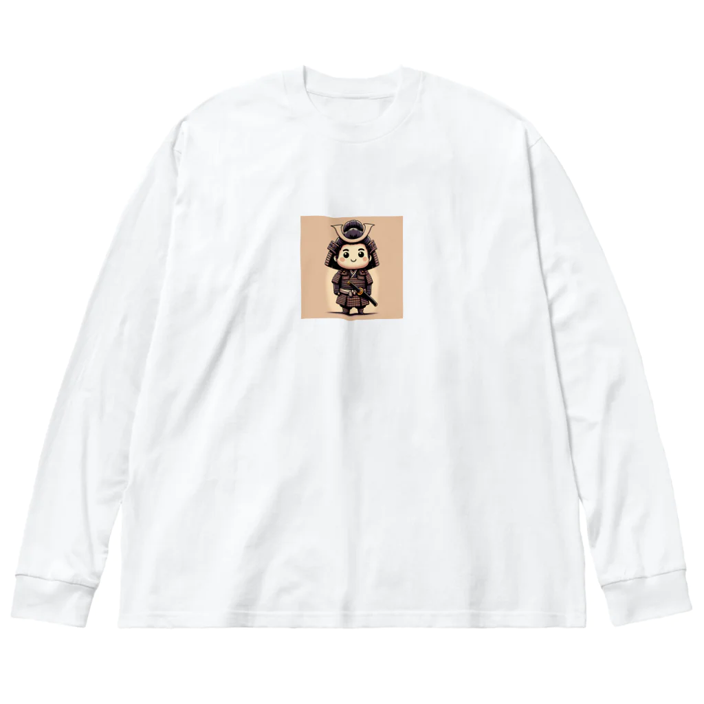 戦国時代マニアのデフォルメ北条氏康君 Big Long Sleeve T-Shirt