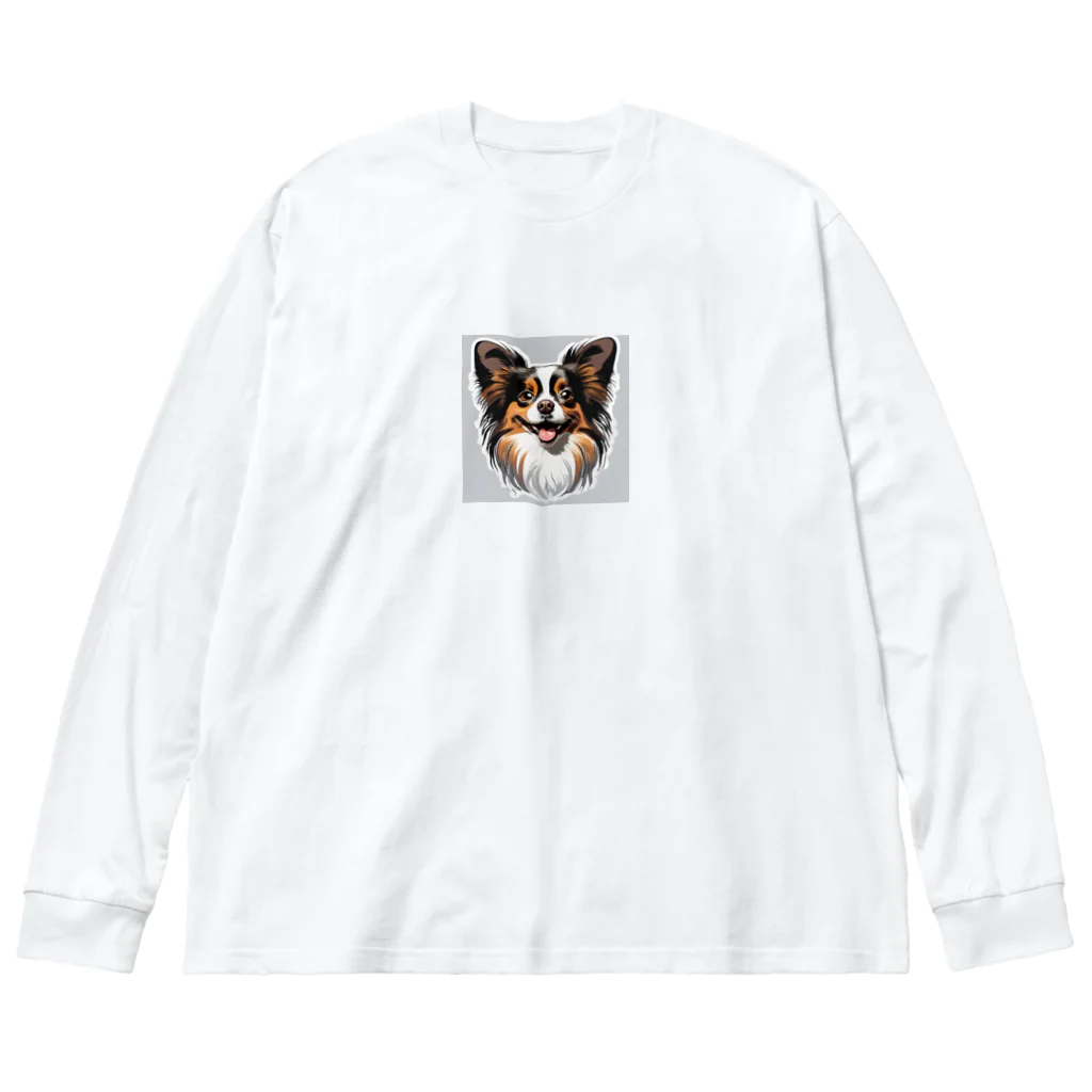 papi-likeのパピーフレンズ Big Long Sleeve T-Shirt