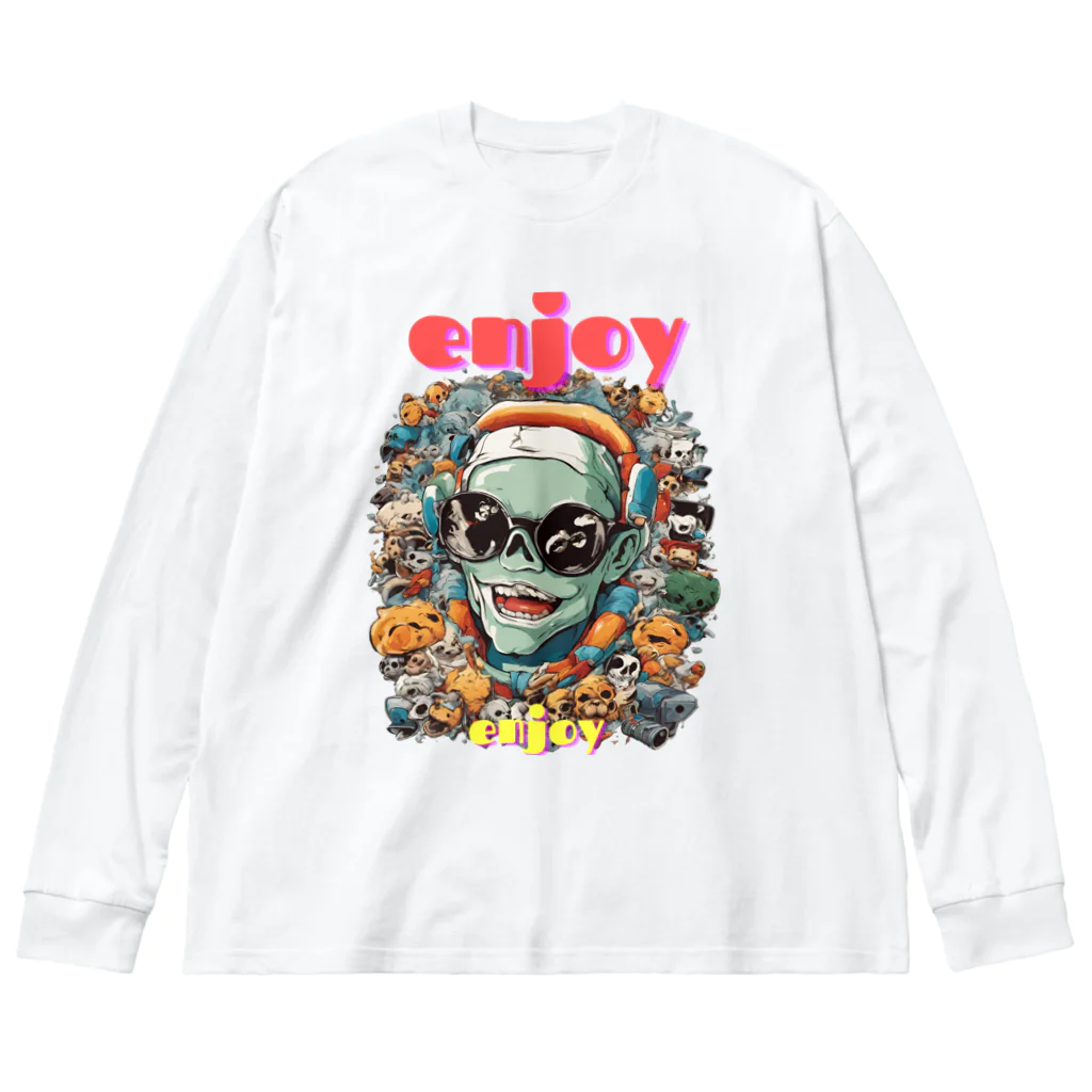 ファンタジーテックのENJOYしようゼ Big Long Sleeve T-Shirt