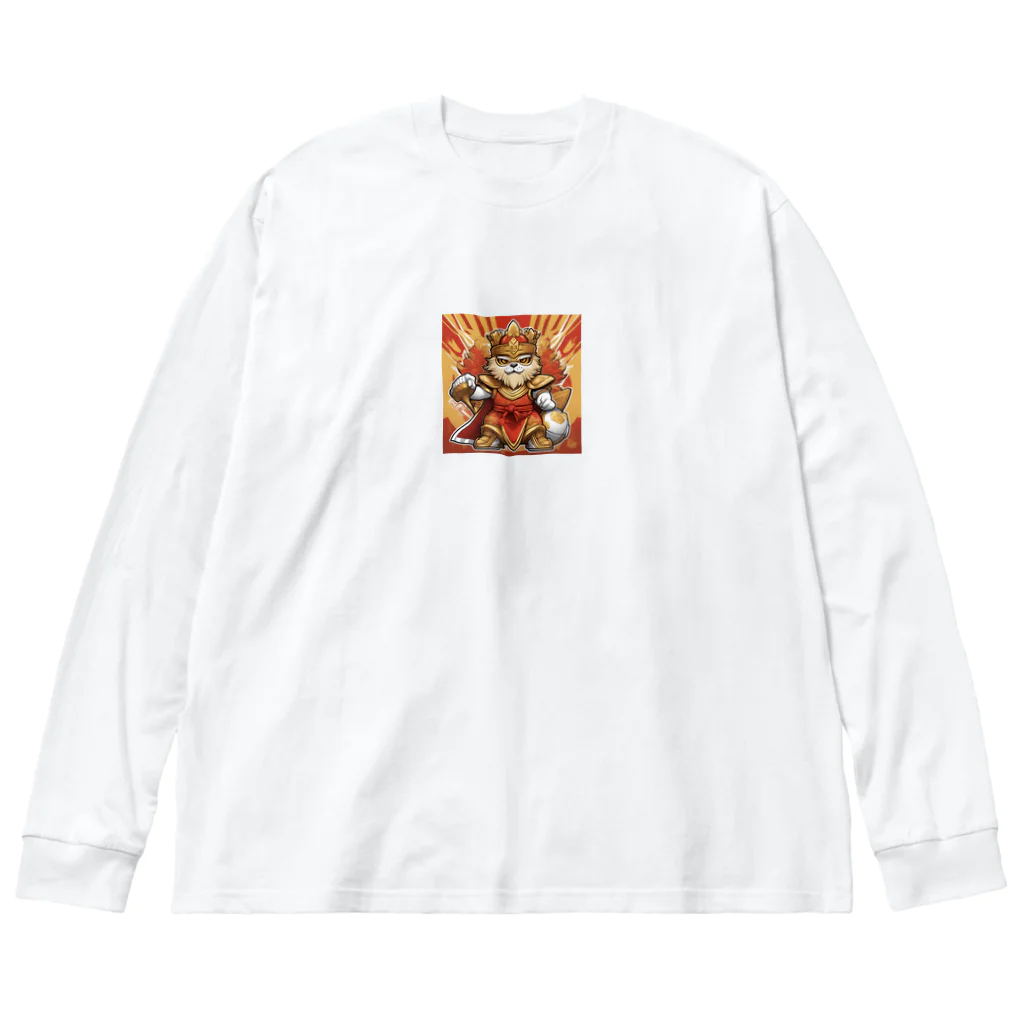 kaiminsapoのキング琉球　ビックリマン風 Big Long Sleeve T-Shirt