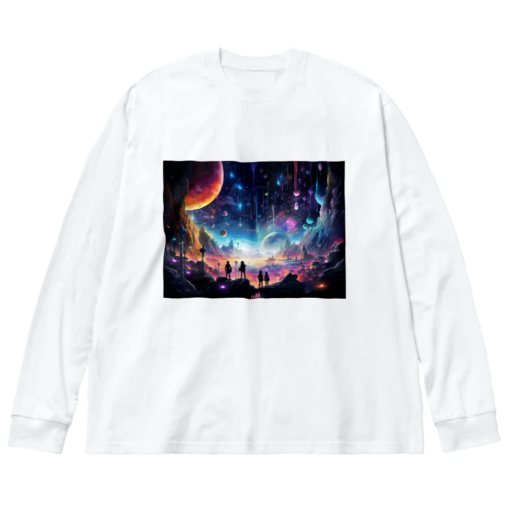 amejisuto358の宇宙🪐旅行が大好きな未来くん Big Long Sleeve T-Shirt