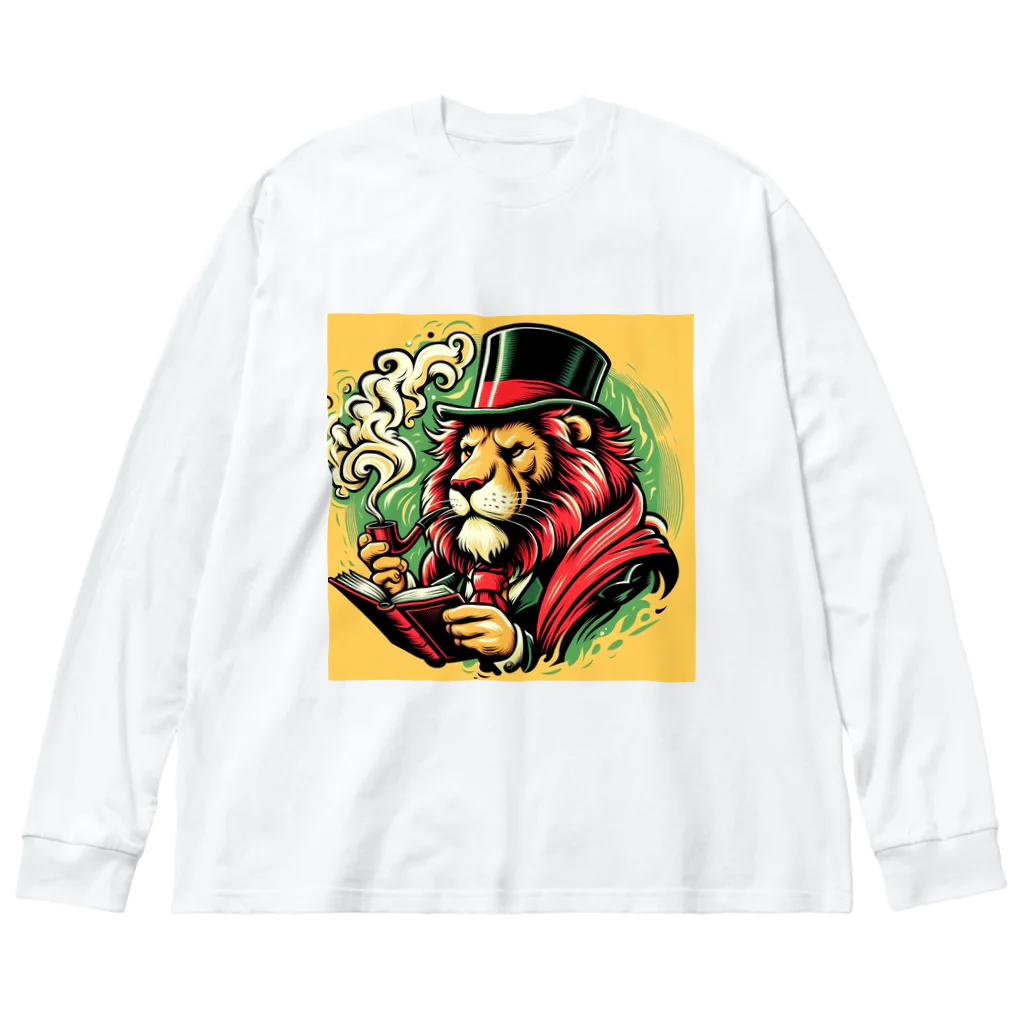 グラサンライオンと仲間たちのライオン男爵 Big Long Sleeve T-Shirt