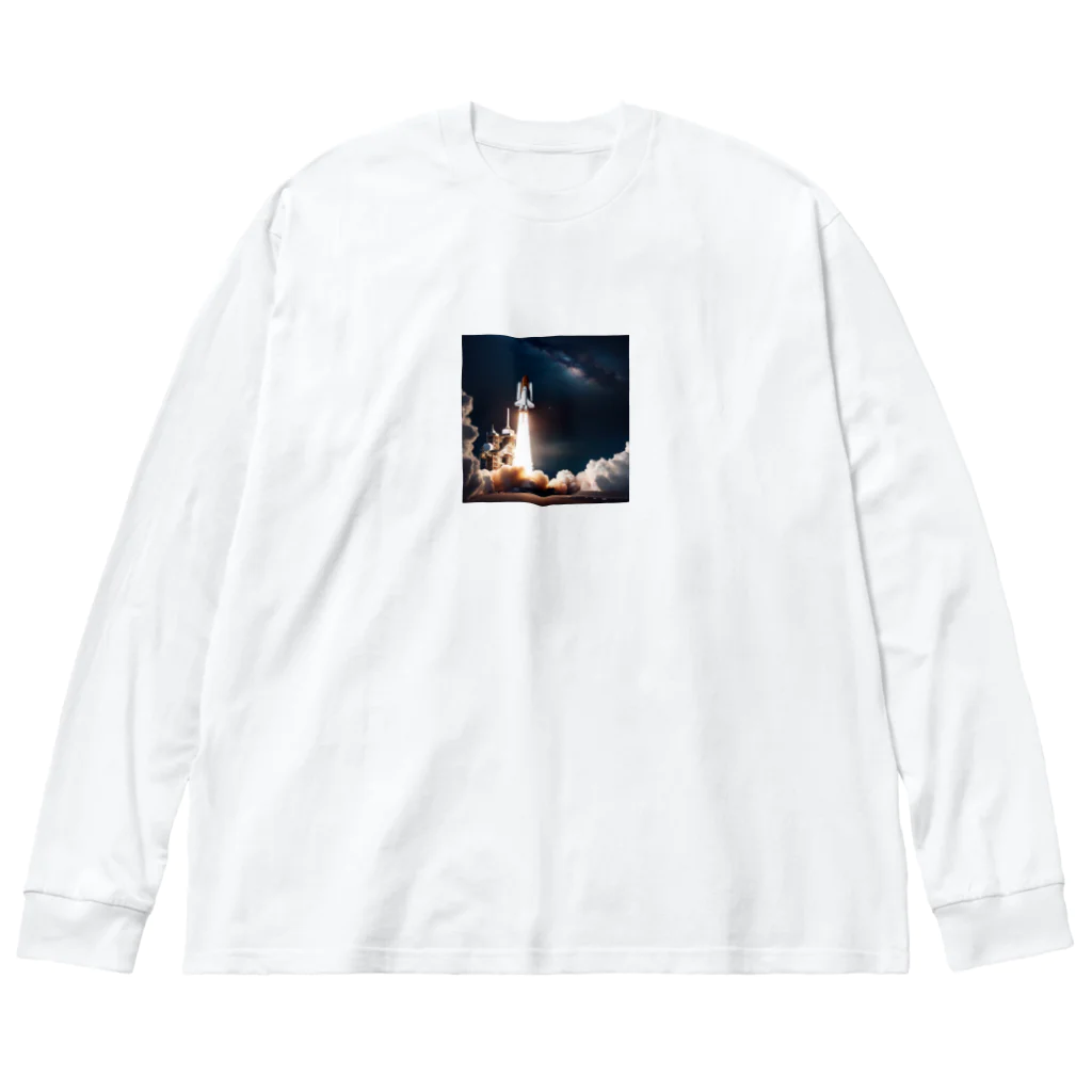 riko1214の宇宙へ発進 Big Long Sleeve T-Shirt