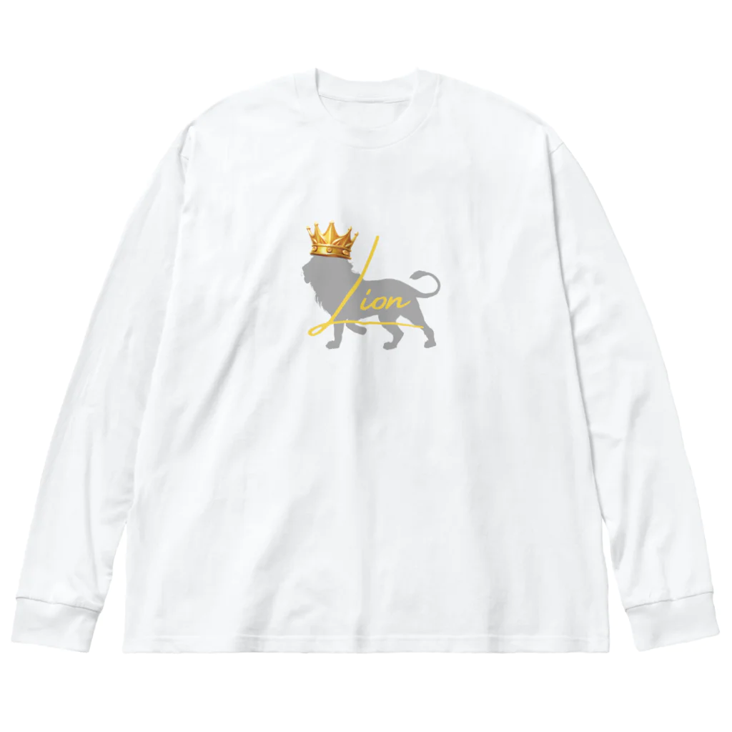 BuuuHomeのLion Big Long Sleeve T-Shirt