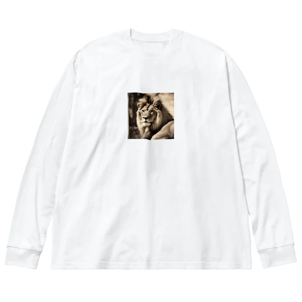 たっかんのライオン Big Long Sleeve T-Shirt