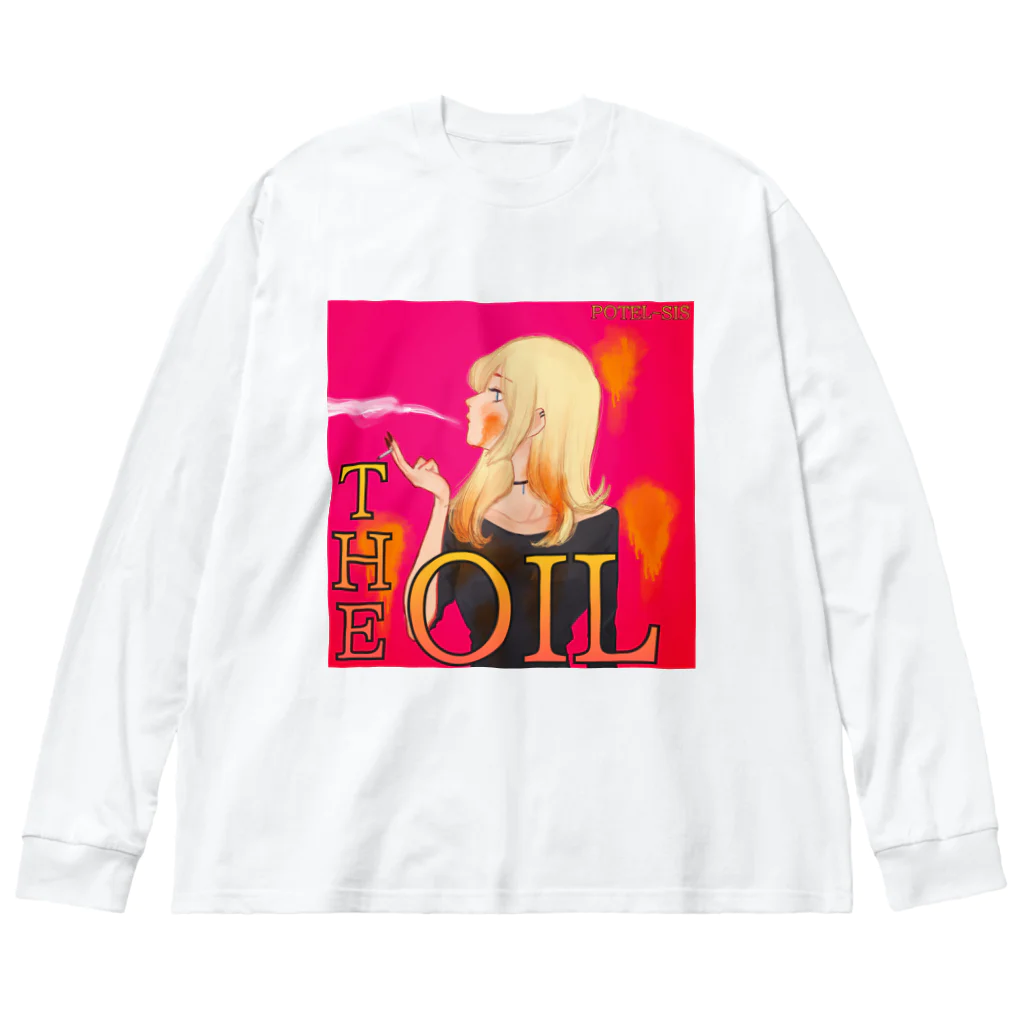 POTEL-SISのTHE OIL （ジ・オイル）グッズ ビッグシルエットロングスリーブTシャツ