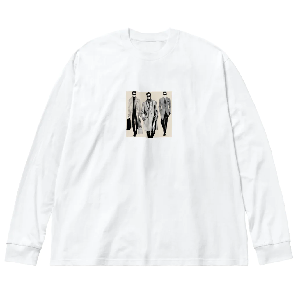 sogasiのグラフィックアート ビッグシルエットロングスリーブTシャツ