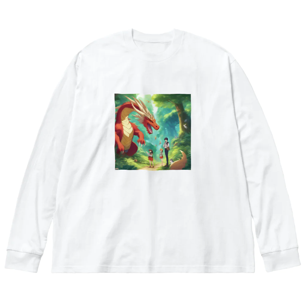 janeiroのDoragon５ ビッグシルエットロングスリーブTシャツ