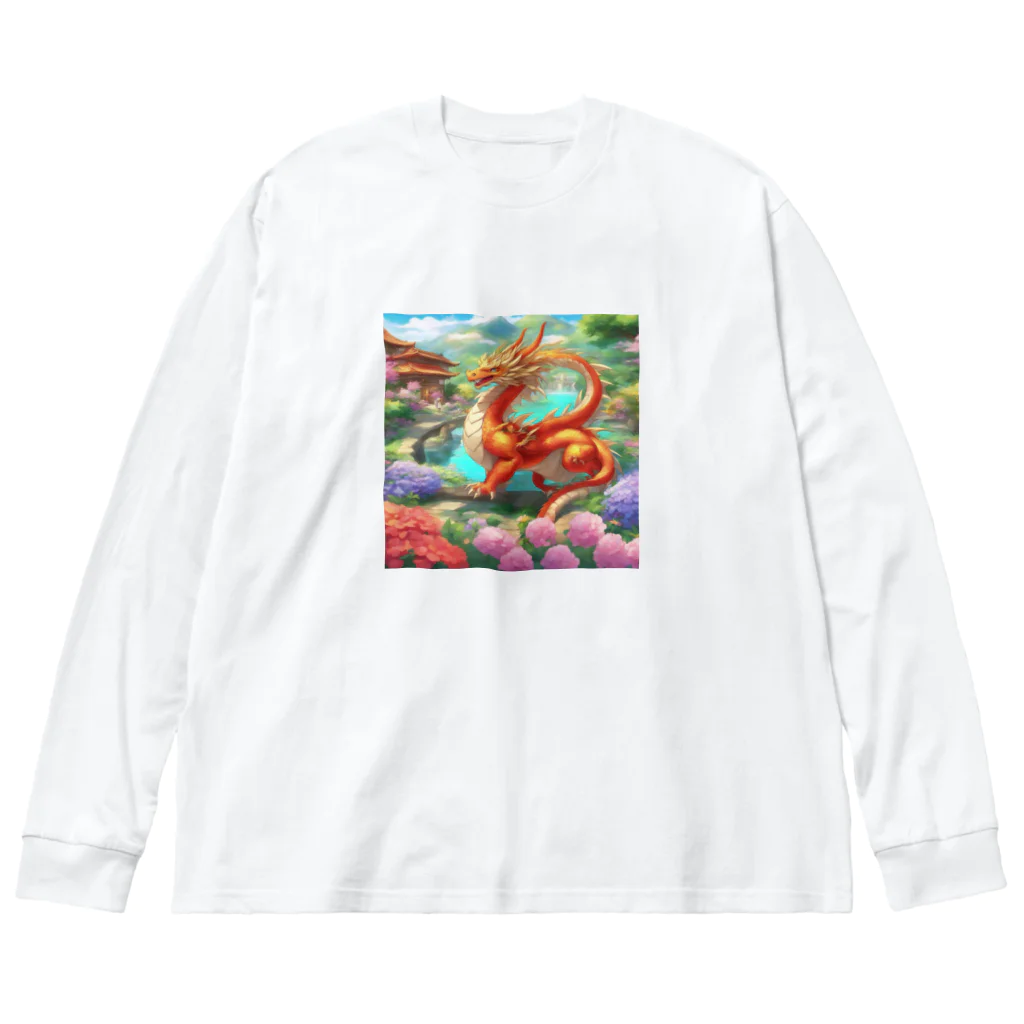 janeiroのDoragon６ Big Long Sleeve T-Shirt