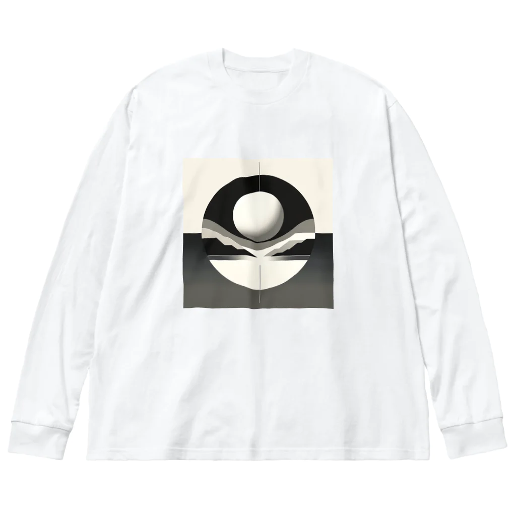 masaのモノクロームの静寂 Big Long Sleeve T-Shirt