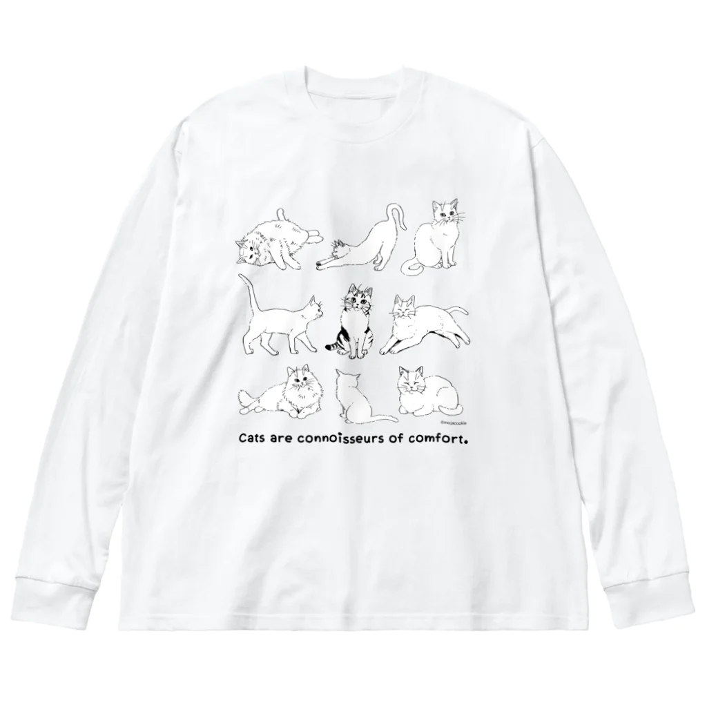 もじゃクッキーのにゃん絵。 Big Long Sleeve T-Shirt