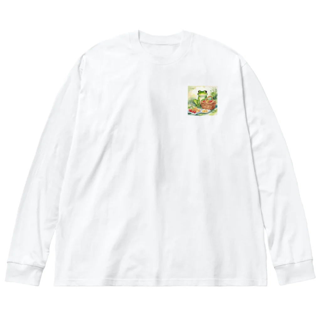 yuko_uのハピケロ〜ピクニック ビッグシルエットロングスリーブTシャツ