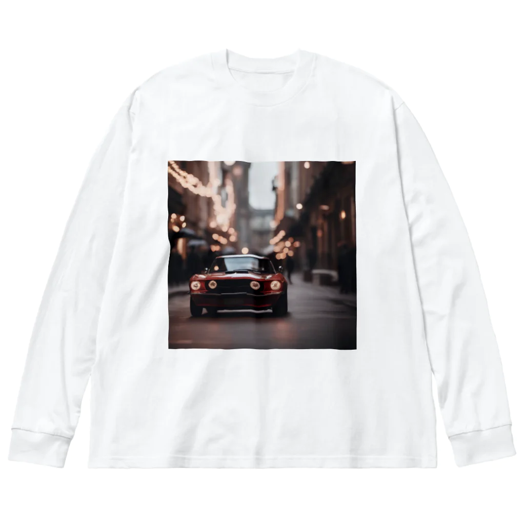 myu-vivi0505の車とネオン Big Long Sleeve T-Shirt