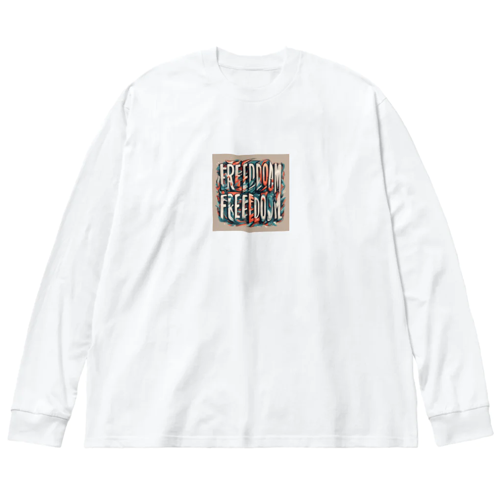 gratefulのフリーダム Big Long Sleeve T-Shirt