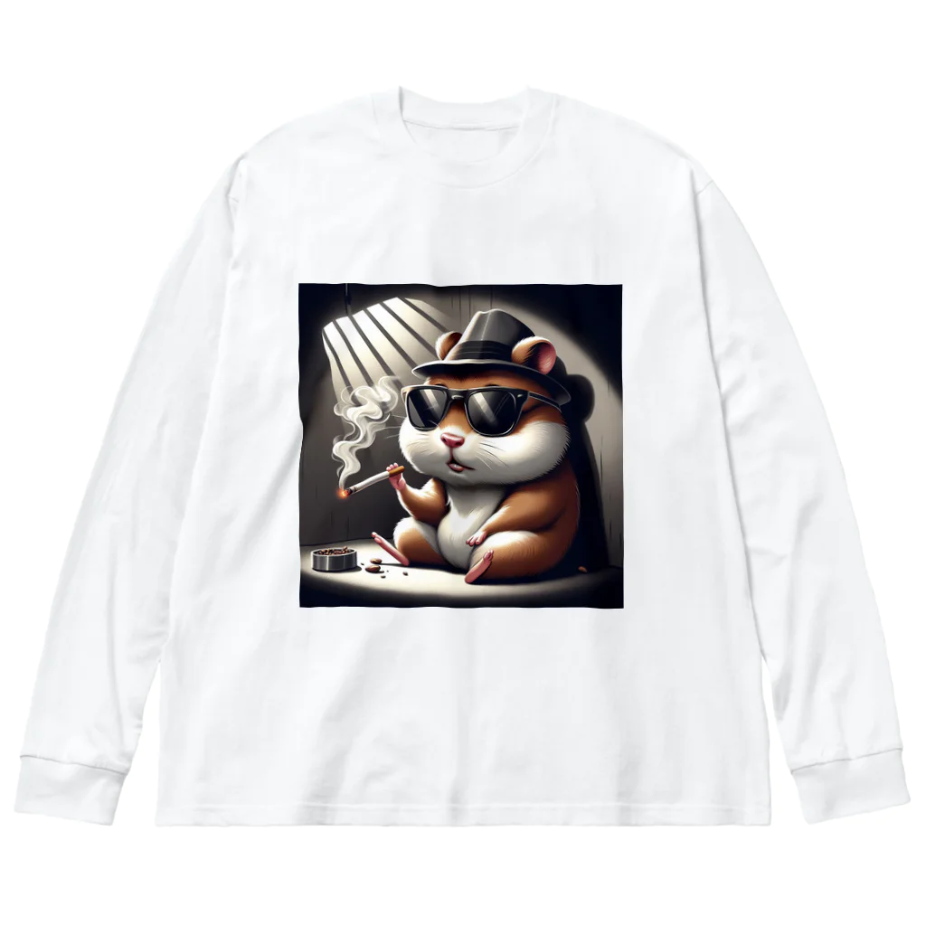 HEART-LEEFの捕まってしまったハム太郎 Big Long Sleeve T-Shirt