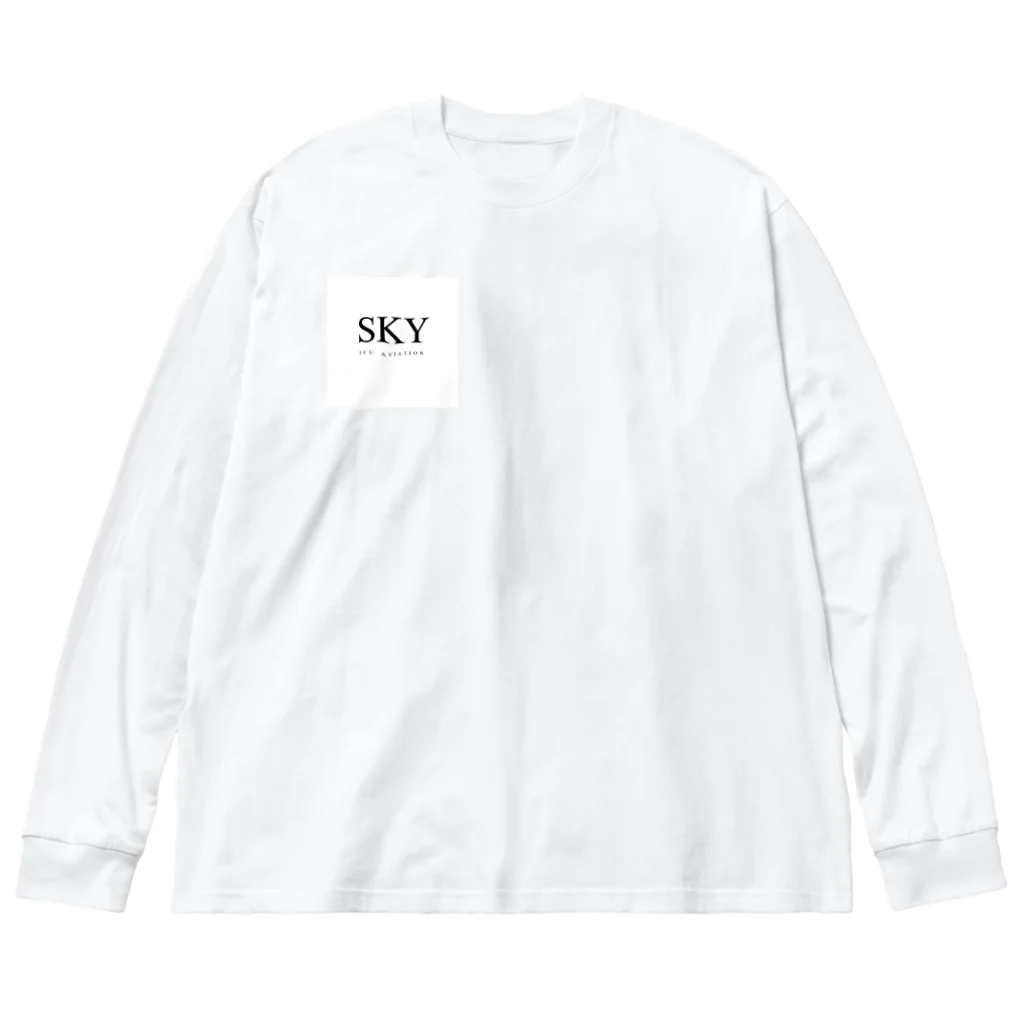 Tomofumi02210216のSKY 偽物 Big Long Sleeve T-Shirt