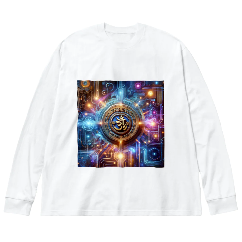 itohmaの梵字＋AI Big Long Sleeve T-Shirt