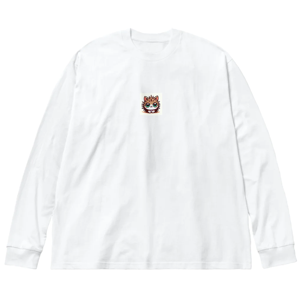 Hiro.Nozのトゲトゲねっこ ビッグシルエットロングスリーブTシャツ