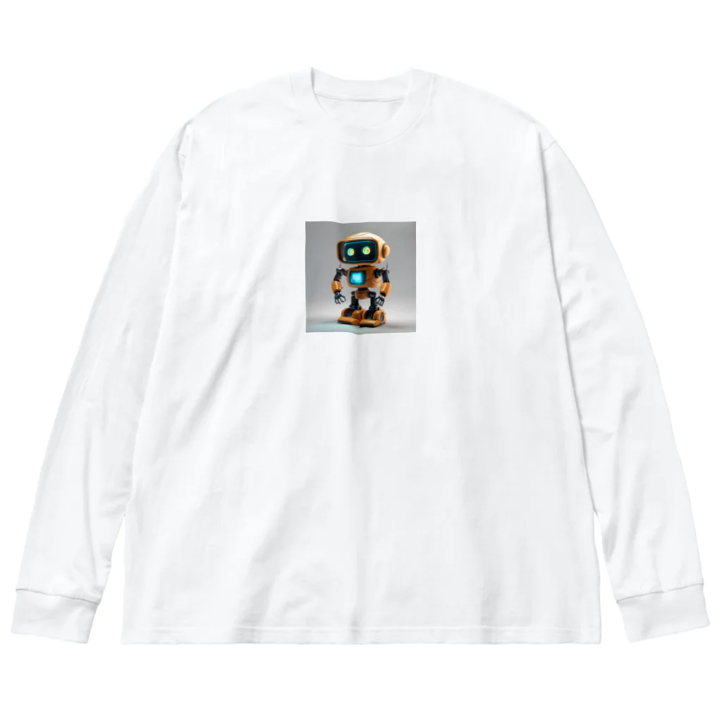 sonson1018のsonsonロボ2号 ビッグシルエットロングスリーブTシャツ