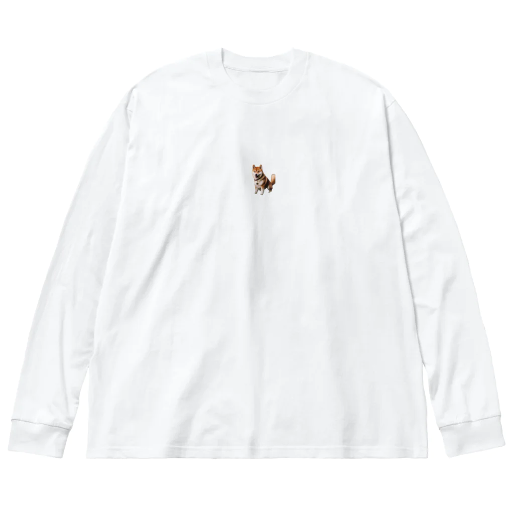 chibita08のキュートで活発な柴犬 Big Long Sleeve T-Shirt