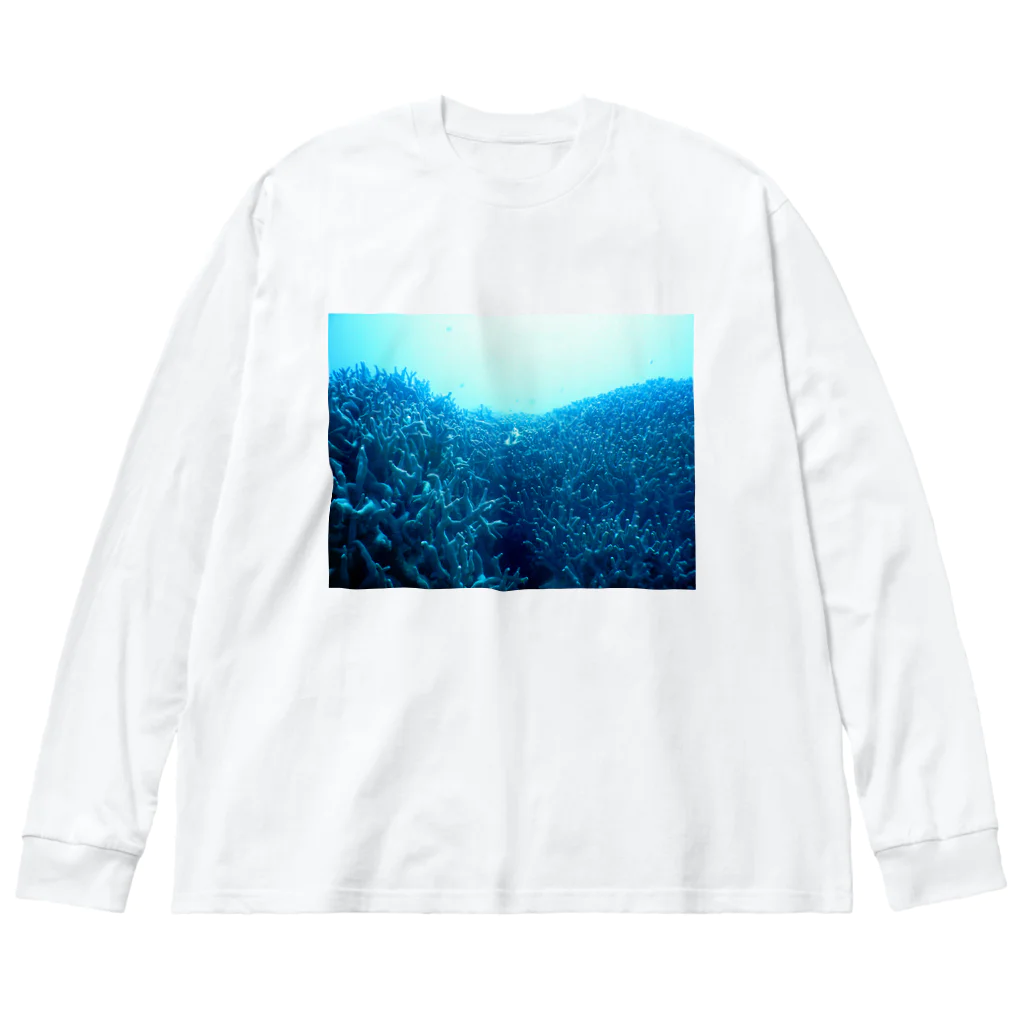 umin0nakaの青い珊瑚礁 Big Long Sleeve T-Shirt