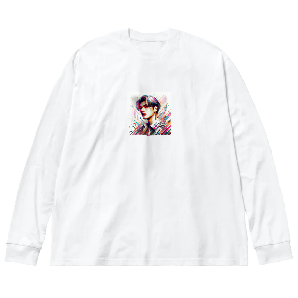 otobokemama06の男性アイドル　Ⅰ Big Long Sleeve T-Shirt