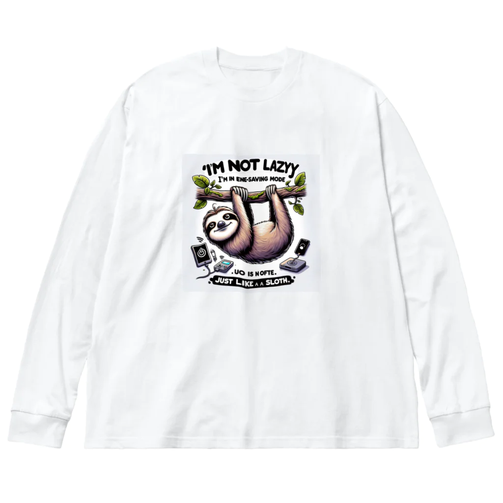 k.a.u.j.7のエネルギーセーブ中のあなた！まるでナマケモノ Big Long Sleeve T-Shirt