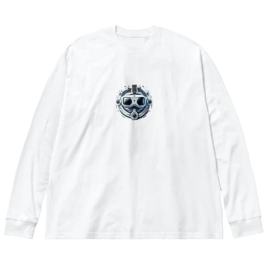 gajetto_papaのヘッドマウントディスプレー Big Long Sleeve T-Shirt