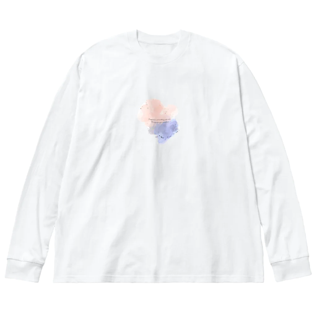 mame SHOPのKUMO☁️×名言 ビッグシルエットロングスリーブTシャツ