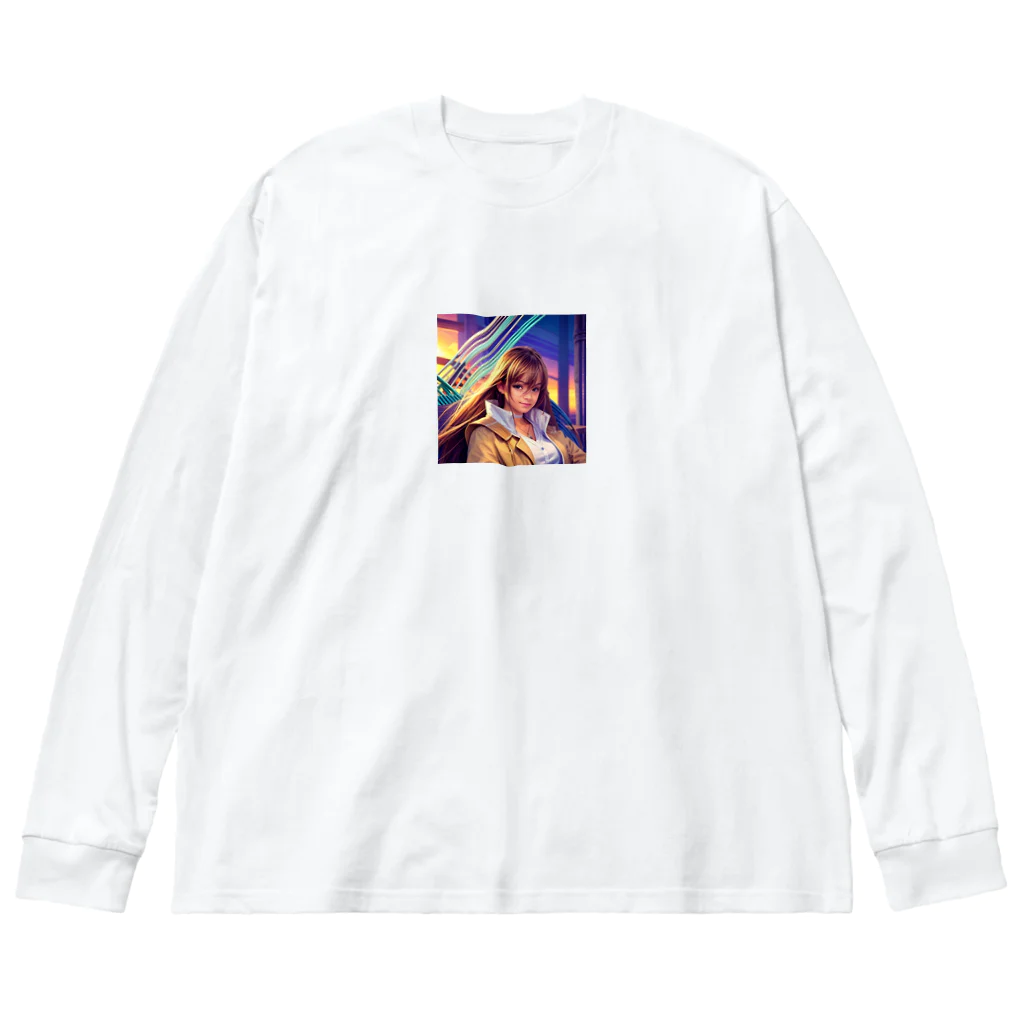 meyl29の可愛い女の子 Big Long Sleeve T-Shirt