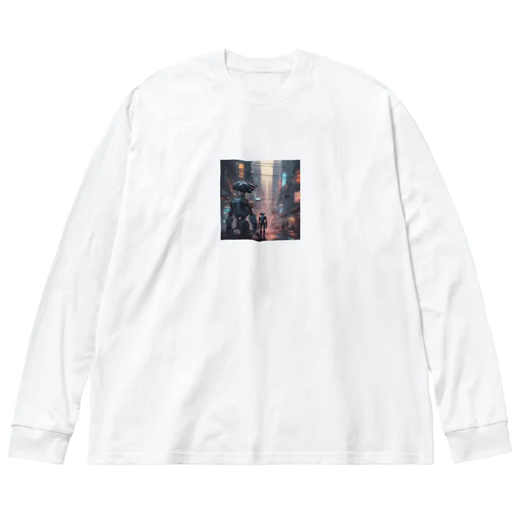 xgs648の近未来ロボット Big Long Sleeve T-Shirt