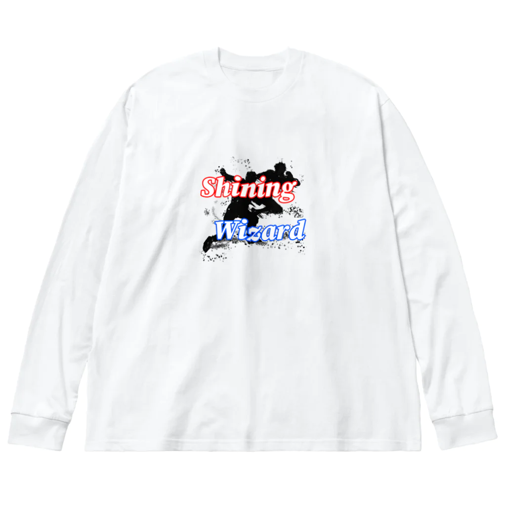 Prowrestling-Boy（プロレス小僧）のシャイニング・ウイザードA ビッグシルエットロングスリーブTシャツ