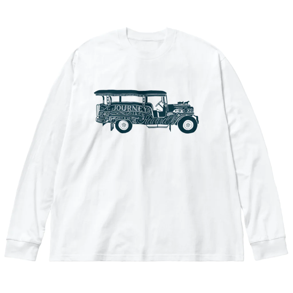 calejのThe Journey is the Reward Big Long Sleeve T-Shirt