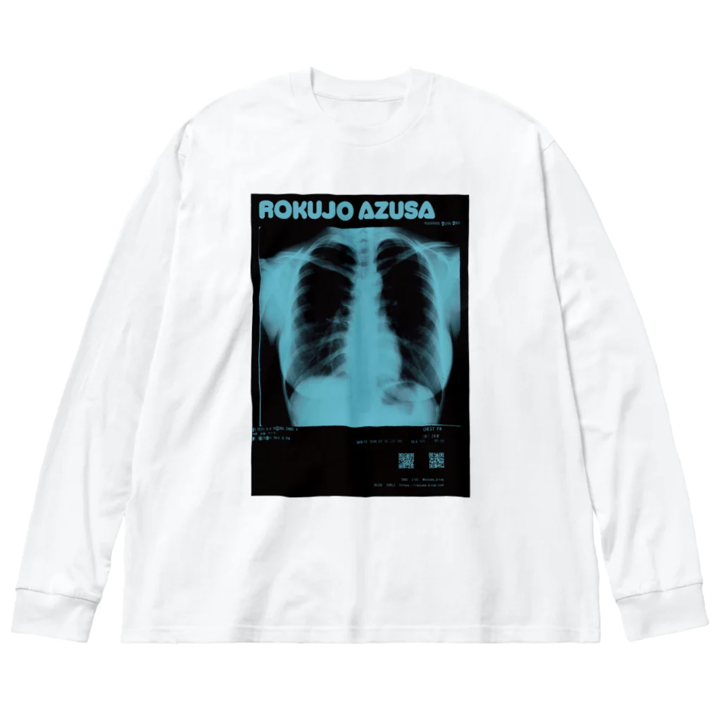 六條アズサの肺ロンT Big Long Sleeve T-Shirt