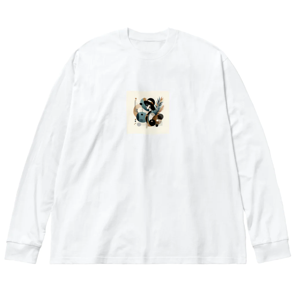 ryu_1137のコンテンポラリー・ミックス Big Long Sleeve T-Shirt