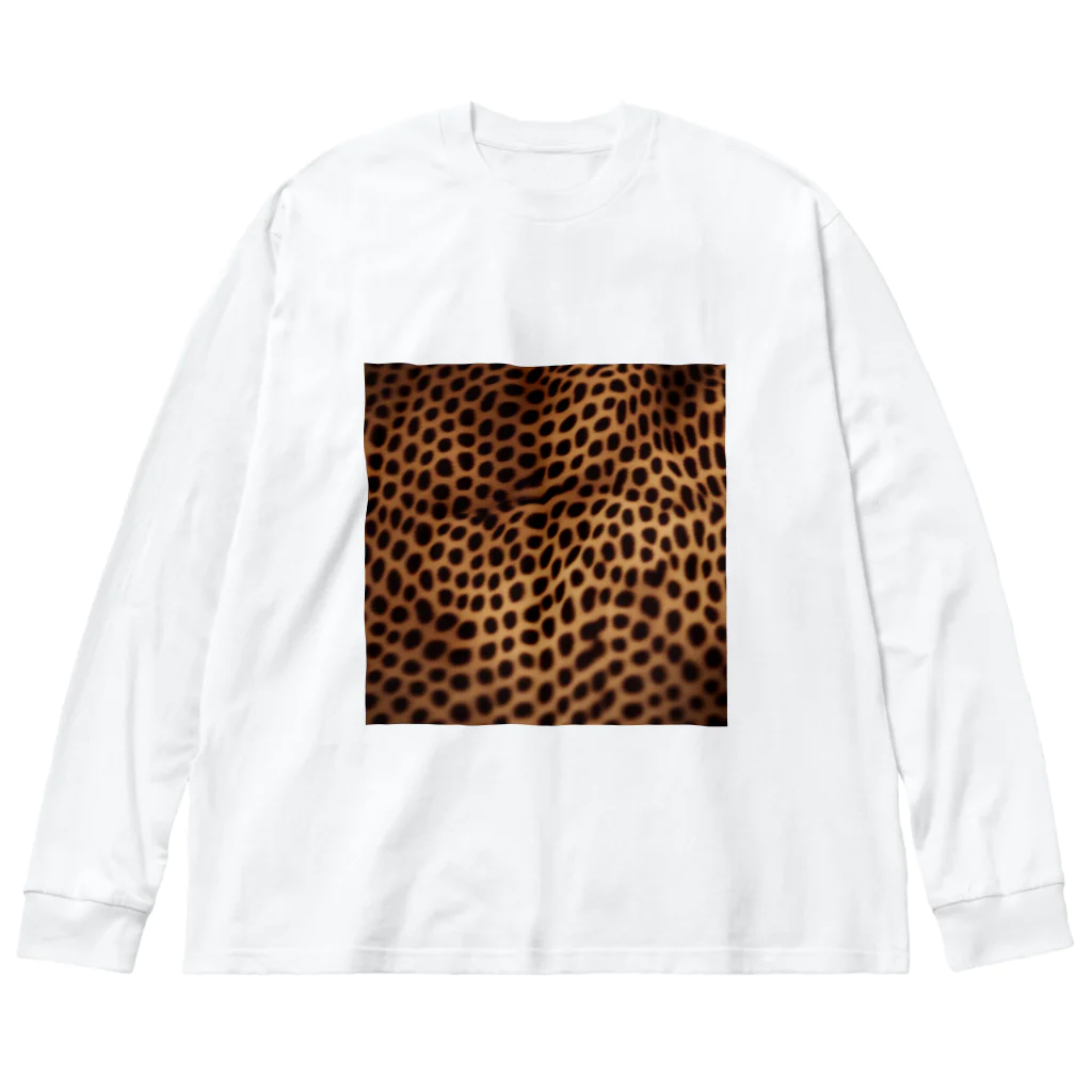 DISNのアニマルプリント Big Long Sleeve T-Shirt