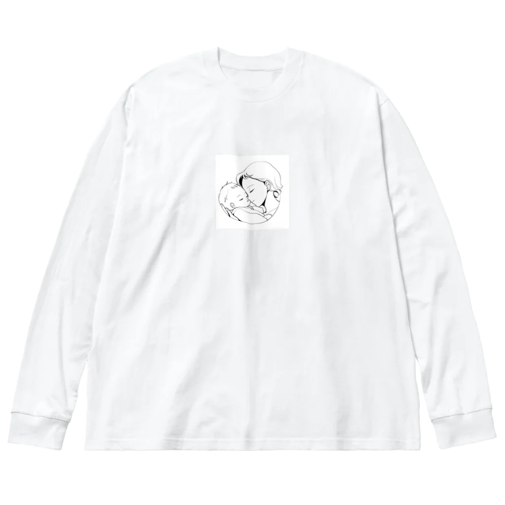 ニャン太郎の母の愛 Big Long Sleeve T-Shirt