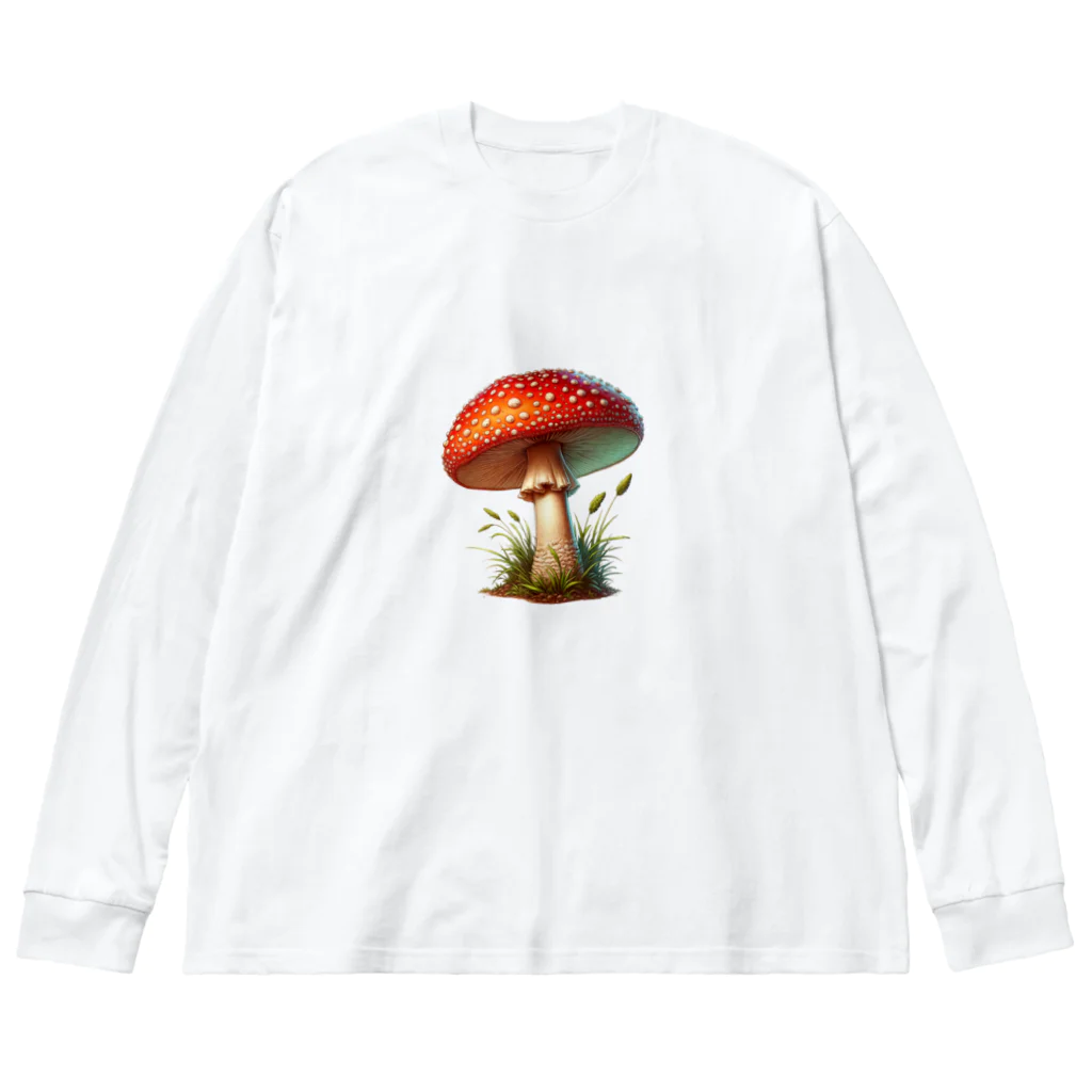 mushupのアマニタ・ムスカリア Big Long Sleeve T-Shirt