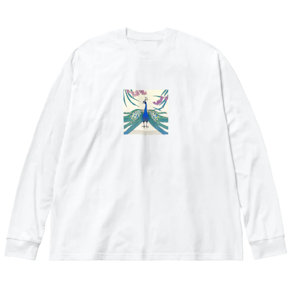 bigbamboofamilyの孔雀　その十三 Big Long Sleeve T-Shirt